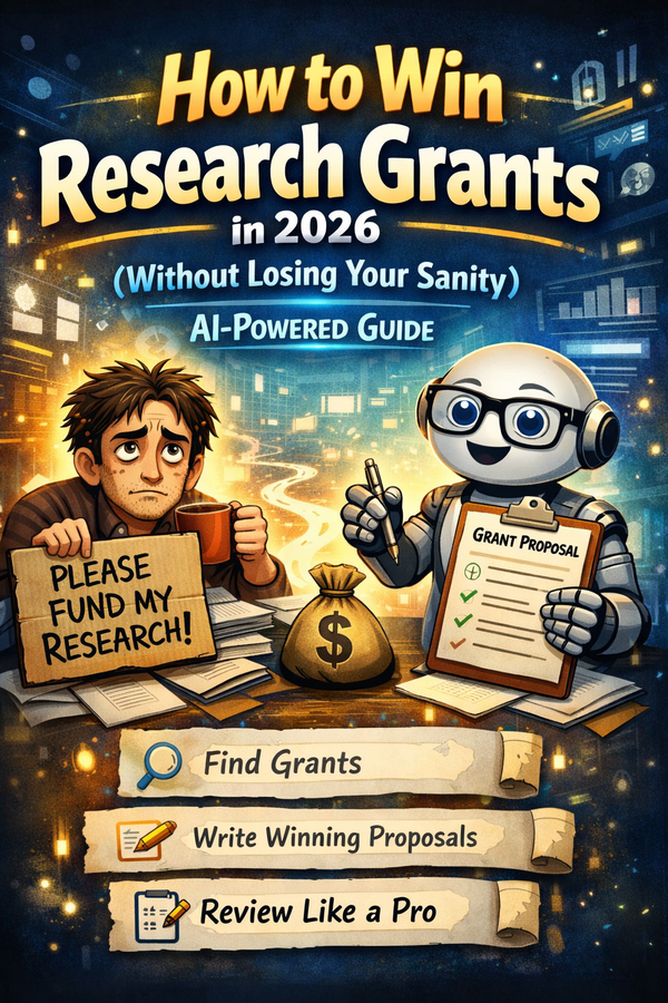 🧠💰 How to Win Research Grants in 2026 (Without Losing Your Sanity): An AI-Powered Playbook